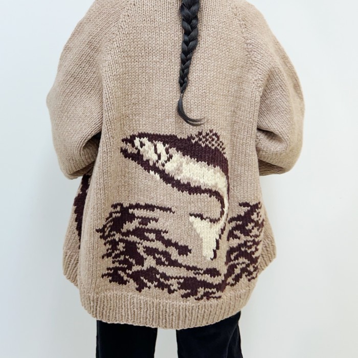 60s vintage cowichan sweater | Vintage.City 古着屋、古着コーデ情報を発信