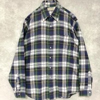 old “ L.L.bean " light flannel cotton l/s shirts | Vintage.City 빈티지숍, 빈티지 코디 정보