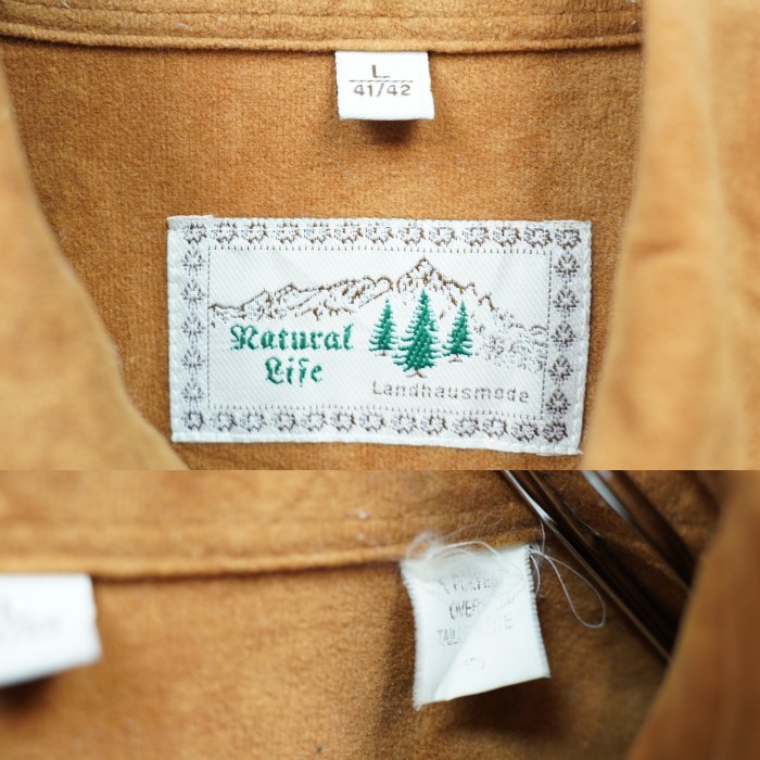EU VINTAGE Natural Life EMBROIDERY DESIGN TYROLEAN SHIRT/ヨーロッパ古着刺繍デザインチロリアンシャツ | Vintage.City 古着屋、古着コーデ情報を発信