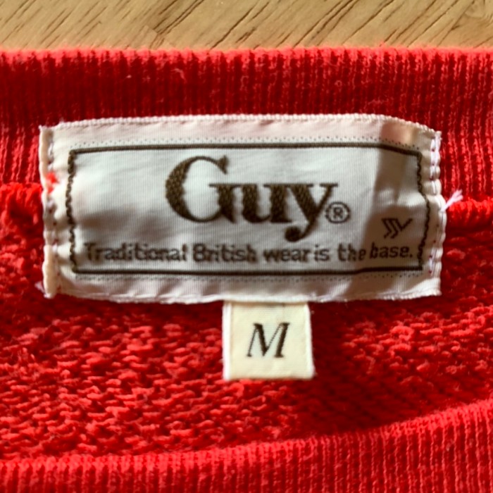 Guy 赤いスウェットシャツ　昭和レトロ | Vintage.City 빈티지숍, 빈티지 코디 정보