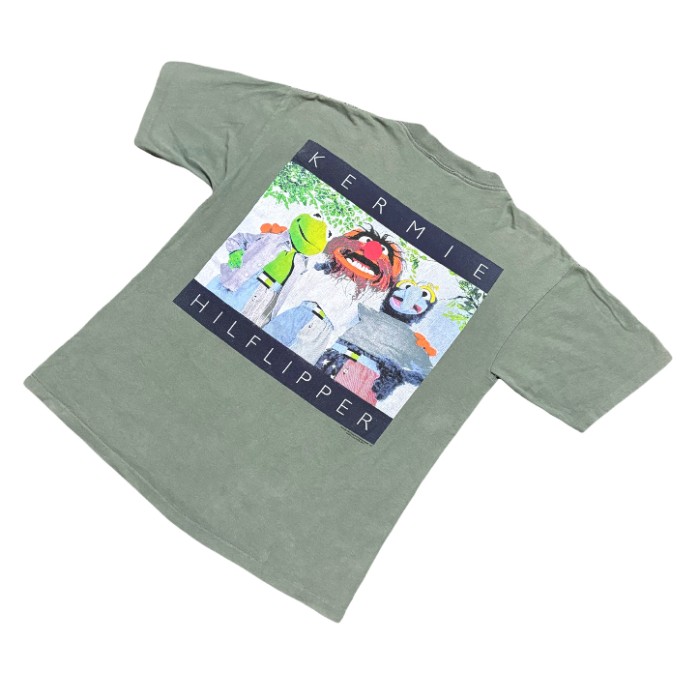 90s kermit KERMIE HILFLIPPER カーミット　パロディ　tシャツ changes USA アメリカ製　ジムヘンソン　jim henson | Vintage.City 古着屋、古着コーデ情報を発信
