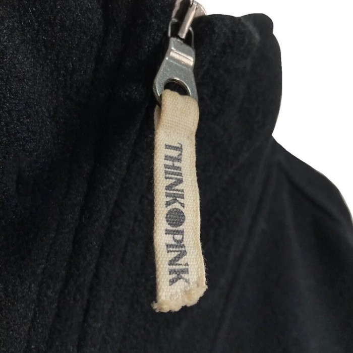 90s THINK PINK half zip logo fleece | Vintage.City 古着屋、古着コーデ情報を発信