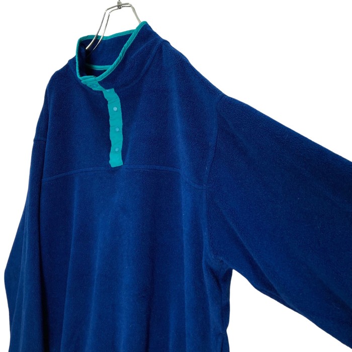 90s LAND'S END bi-color fleece pullover | Vintage.City 古着屋、古着コーデ情報を発信