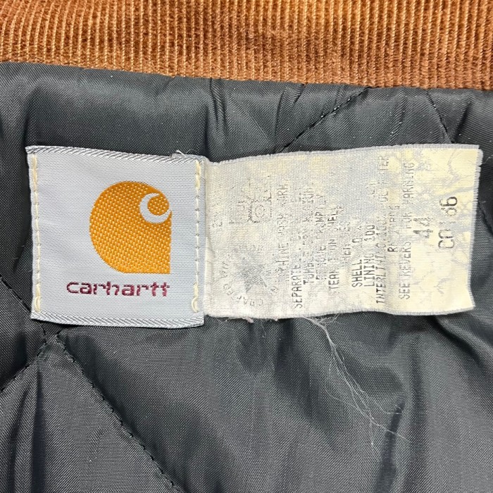 80'S CARHARTT 裏地キルティング ダックジャケット ブラウン USA製 (VINTAGE) | Vintage.City 古着屋、古着コーデ情報を発信