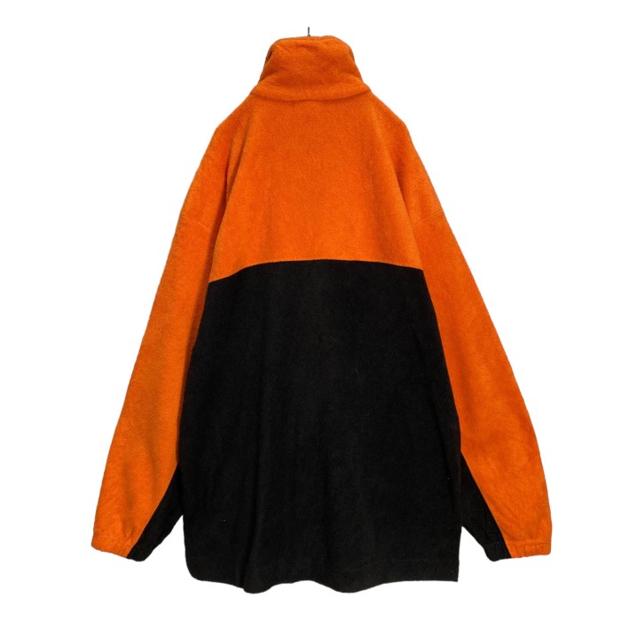 90-00s JERZEES bi-color pullover fleece jacket | Vintage.City 古着屋、古着コーデ情報を発信