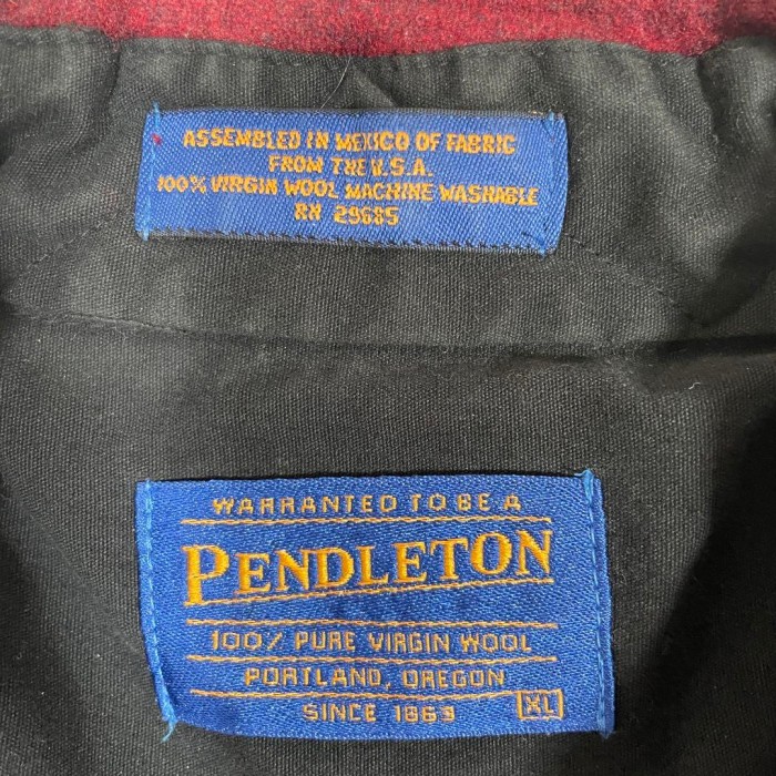 PENDLETON usa製 elbow patch wool shirt size XL | Vintage.City 古着屋、古着コーデ情報を発信