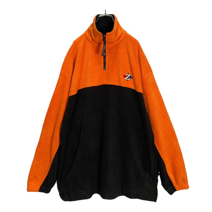 90-00s JERZEES bi-color pullover fleece jacket | Vintage.City 빈티지숍, 빈티지 코디 정보
