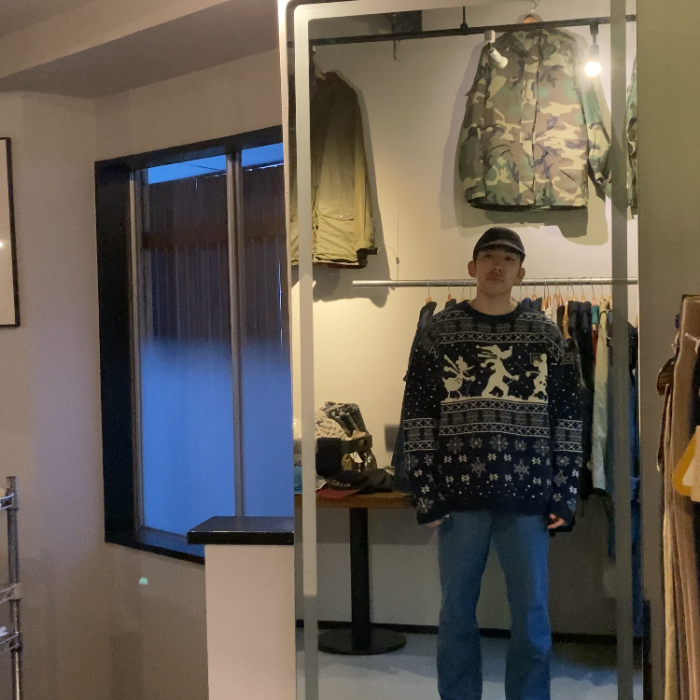 Adventure ahead × Disney store wool ski Nordic sweater “size XL” アドベンチャーアヘッド ディズニーコラボ ウールスキーノルディックセーター | Vintage.City 古着屋、古着コーデ情報を発信