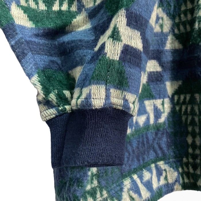 90s VENEZIA zip-up native pattern fleece | Vintage.City 古着屋、古着コーデ情報を発信
