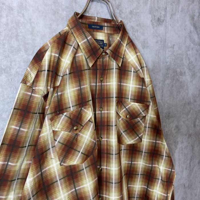 PENDLETON western check shirt size XL | Vintage.City 古着屋、古着コーデ情報を発信