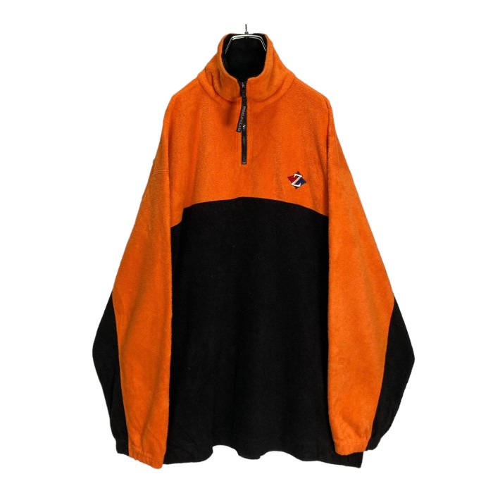 90-00s JERZEES bi-color pullover fleece jacket | Vintage.City 빈티지숍, 빈티지 코디 정보