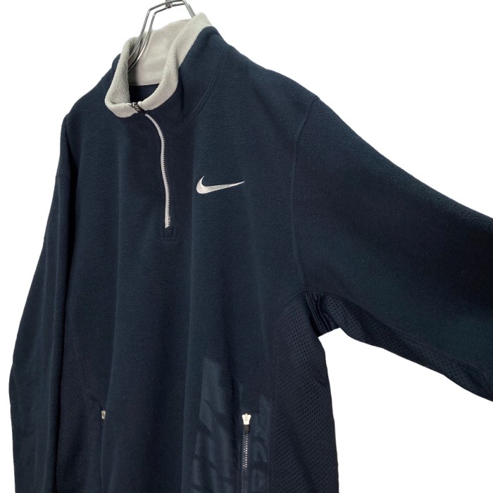 NIKE 00's half-zip logo design fleece pullover | Vintage.City 빈티지숍, 빈티지 코디 정보