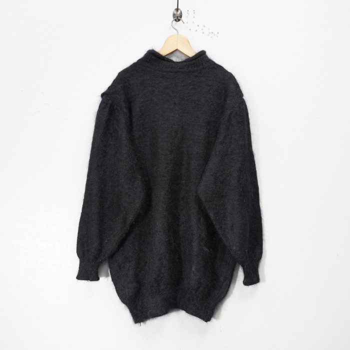 EU VINTAGE FRILL DESIGN MOHAIR KNIT MADE IN ITALY/ヨーロッパ古着フリルデザインモヘアニット | Vintage.City 古着屋、古着コーデ情報を発信