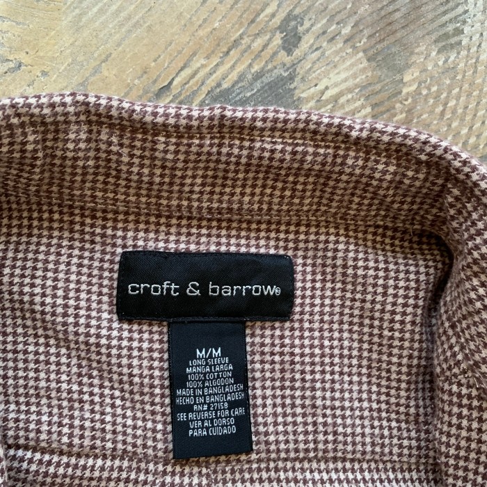 croft & barrow チェックシャツ | Vintage.City 古着屋、古着コーデ情報を発信