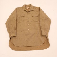50's Open Collar Jacquard Shirt | Vintage.City 빈티지숍, 빈티지 코디 정보