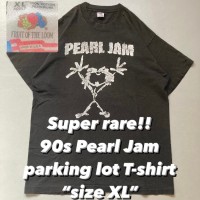 Super rare!! 90s Pearl Jam parking lot T-shirt “size XL” 激レア 90年代 パールジャム パーキングロット Tシャツ ブートレグ 当時ブート | Vintage.City 古着屋、古着コーデ情報を発信