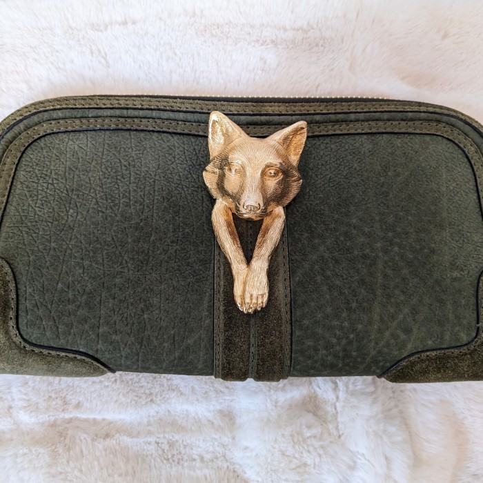 BURBERRY/prosam Grainy nubuck arma fox clutch bag | Vintage.City 빈티지숍, 빈티지 코디 정보