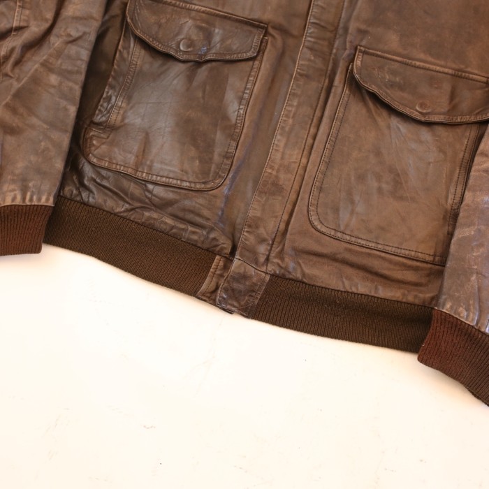 A-2タイプ レザー ジャケット A-2 Type Leather Jacket# | Vintage.City