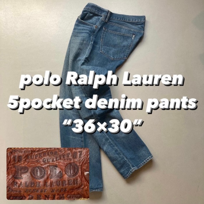 polo Ralph Lauren 5pocket denim pants “36×30” ラルフローレン 5ポケットデニムパンツ | Vintage.City 古着屋、古着コーデ情報を発信