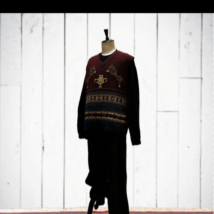 レア！ ポロ ラルフローレン ニット ベスト インターシャ ジャガード セーター | Vintage.City 빈티지숍, 빈티지 코디 정보