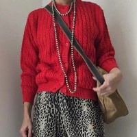 Japan wool cable knit cardigan | Vintage.City 빈티지숍, 빈티지 코디 정보