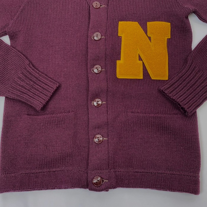 50s NELSON KNITTING MILLS CO. ウールレタードニットカーディガン ヴィンテージ / w001001 | Vintage.City Vintage Shops, Vintage Fashion Trends