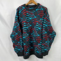 【美品　希少デザイン】 90s COOGI knit クージーニット 立体3D編み総柄 / w001003 | Vintage.City Vintage Shops, Vintage Fashion Trends