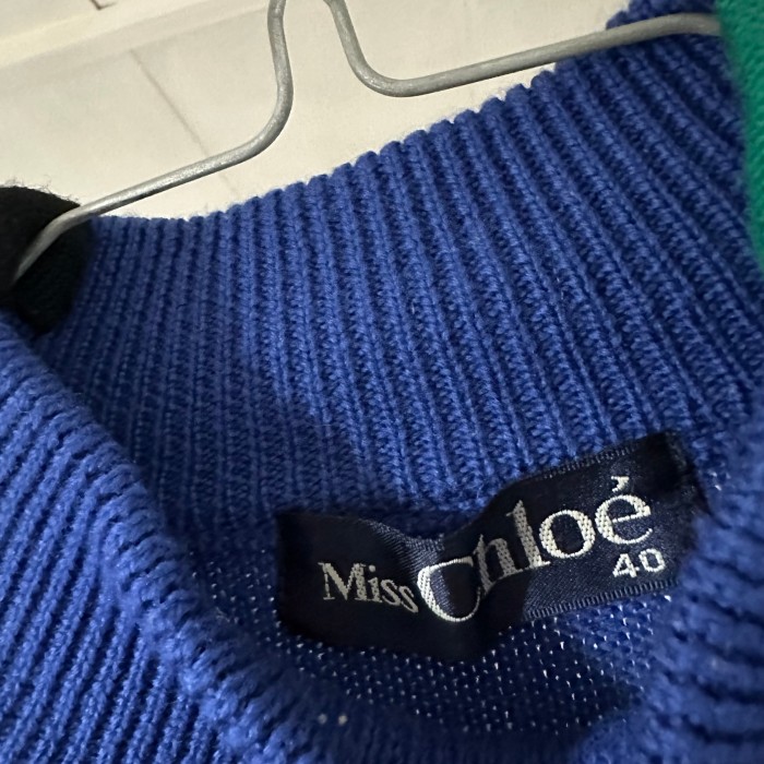 Miss Chloe Designed Knit bi-color | Vintage.City 古着屋、古着コーデ情報を発信