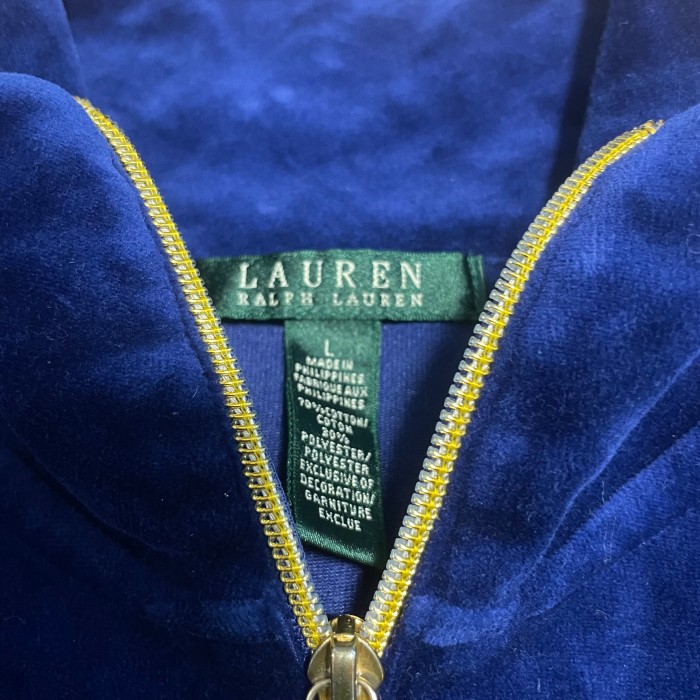 velour Jersey jacket Ralph Lauren | Vintage.City 古着屋、古着コーデ情報を発信