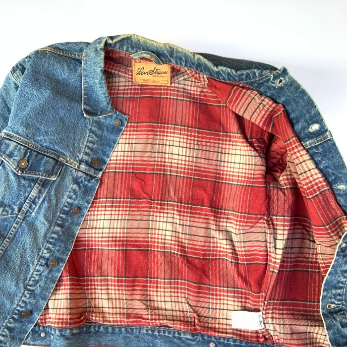 Levi's Signature “Denim Jacket Liner Flannel” 00s リーバス　デニムジャケット　3rd | Vintage.City 빈티지숍, 빈티지 코디 정보