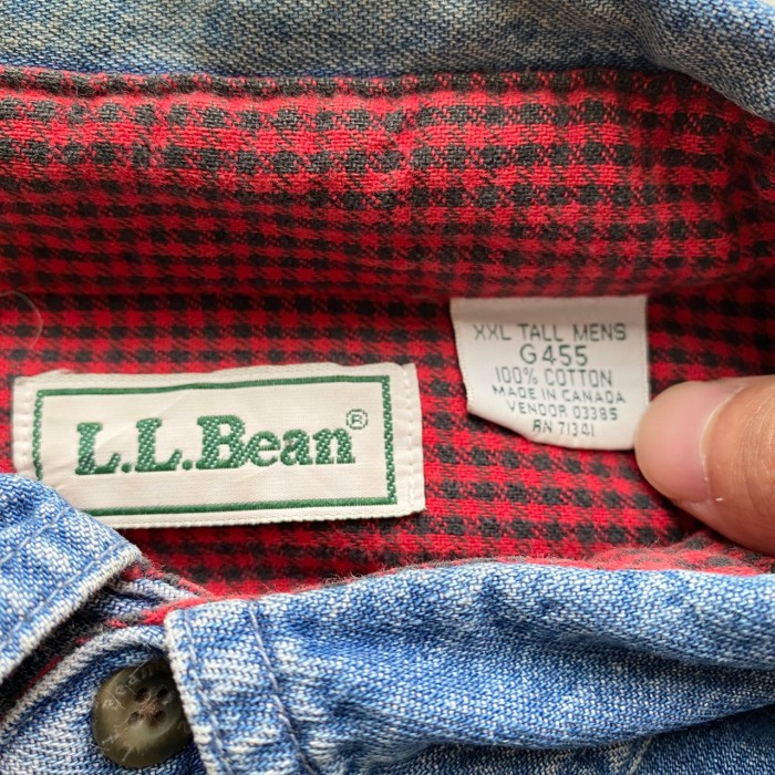 90s L.L.bean デニムシャツ　古着 | Vintage.City 古着屋、古着コーデ情報を発信