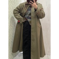 vintage/long  coat/2way/hat/khaki/orange/ビンテージ/ロングコート/ハット付 | Vintage.City 古着屋、古着コーデ情報を発信
