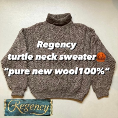 Regency turtle neck sweater “pure new wool100%” タートルネックセーター ニット | Vintage.City 古着屋、古着コーデ情報を発信
