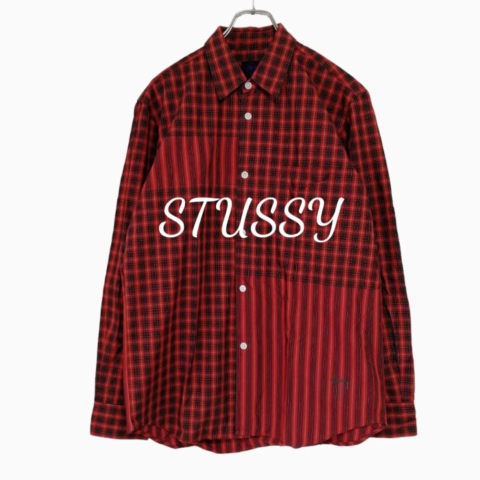 美品！STUSSY クレイジーチェックシャツ | Vintage.City 古着屋、古着コーデ情報を発信