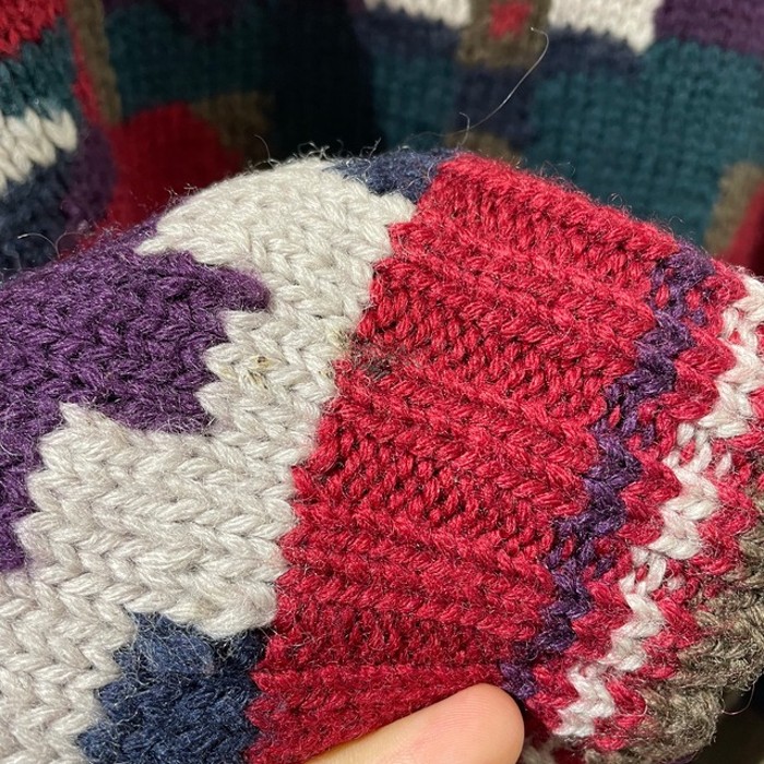 old " L.L.bean " native pattern wool knit | Vintage.City 古着屋、古着コーデ情報を発信