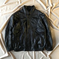 80's / stand collar leather jacket | Vintage.City 古着屋、古着コーデ情報を発信