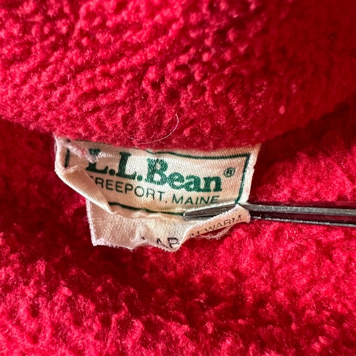 80's L.L.BEAN エルエルビーン スナップT プルオーバー フリースジャケット | Vintage.City 빈티지숍, 빈티지 코디 정보