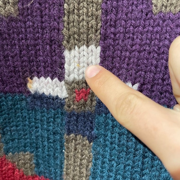 old " L.L.bean " native pattern wool knit | Vintage.City 빈티지숍, 빈티지 코디 정보