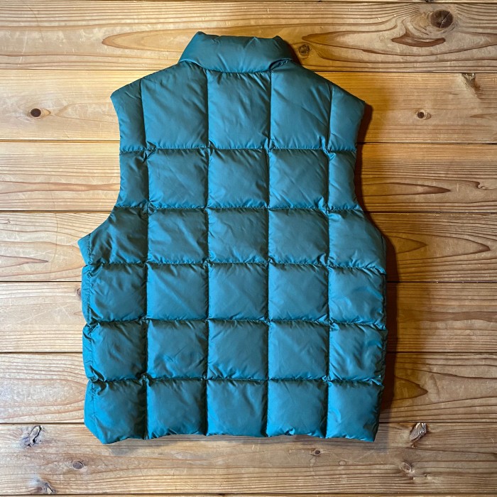 eddie bauer block quilt goose down vest | Vintage.City 古着屋、古着コーデ情報を発信