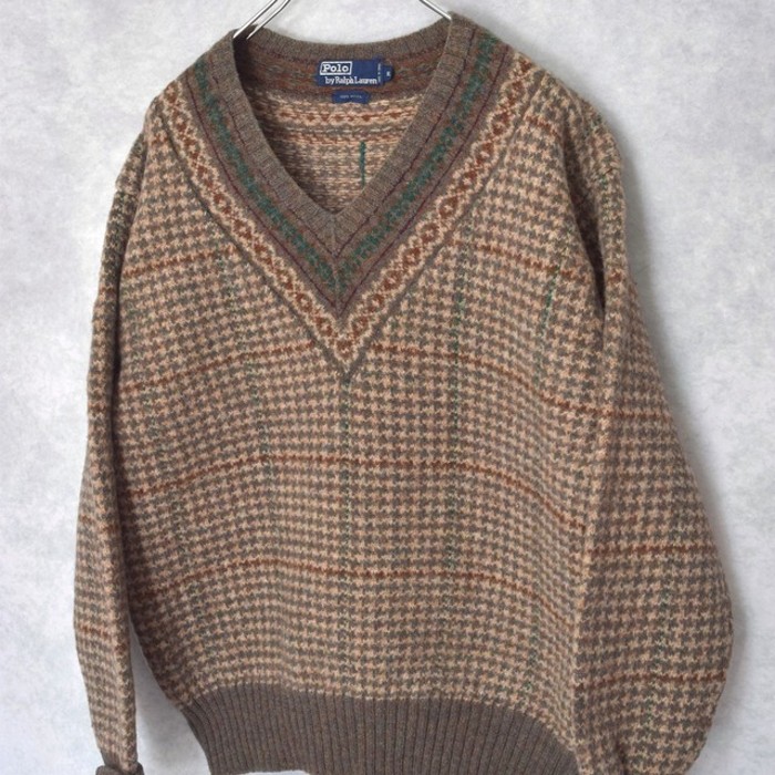 90s “ polo ralph lauren “ wool knit | Vintage.City 古着屋、古着コーデ情報を発信