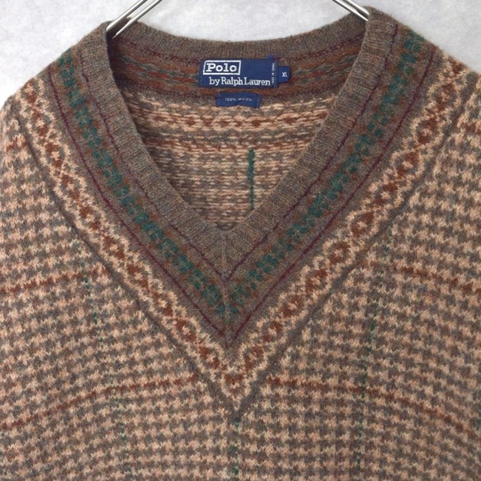 90s “ polo ralph lauren “ wool knit | Vintage.City 古着屋、古着コーデ情報を発信