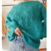 Turquoise sukahi knit | Vintage.City 빈티지숍, 빈티지 코디 정보