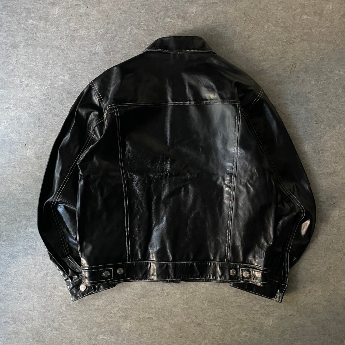 Gap leather tracker jacket | Vintage.City 빈티지숍, 빈티지 코디 정보