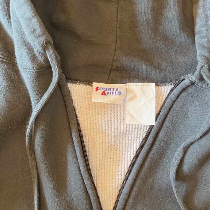 Sport fiald thermal full-zip hoodie | Vintage.City 古着屋、古着コーデ情報を発信