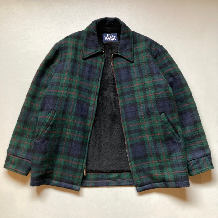 80s Woolrich zip up wool jacket “check pattern” 80年代 ウールリッチ ジップアップウールジャケット チェック柄 | Vintage.City 빈티지숍, 빈티지 코디 정보