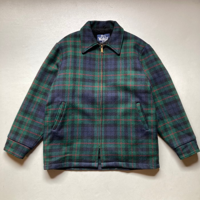 80s Woolrich zip up wool jacket “check pattern” 80年代 ウールリッチ ジップアップウールジャケット チェック柄 | Vintage.City 古着屋、古着コーデ情報を発信