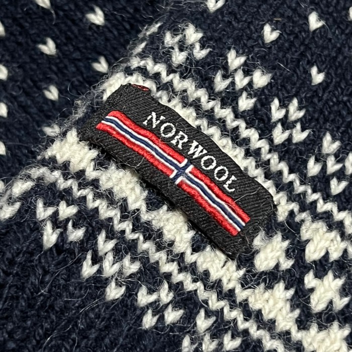 ノルウェー製 ハーフジップ ノルディックセーター | Vintage.City 古着屋、古着コーデ情報を発信