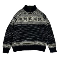 ノルウェー製 ハーフジップ ノルディックセーター | Vintage.City 빈티지숍, 빈티지 코디 정보