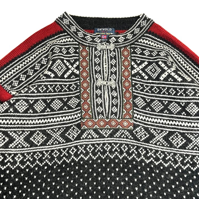 DEVOLD ノルウェー製 ノルディック柄セーター ニット | Vintage.City 古着屋、古着コーデ情報を発信