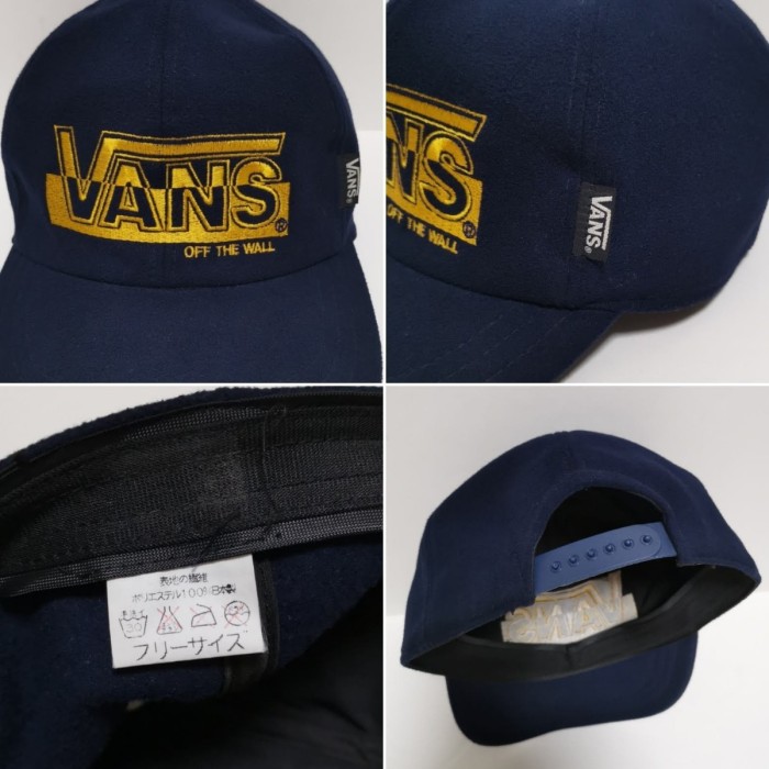 90s VANS オールド バンズ 刺繍 6パネル CAP キャップ 日本製 | Vintage.City 古着屋、古着コーデ情報を発信